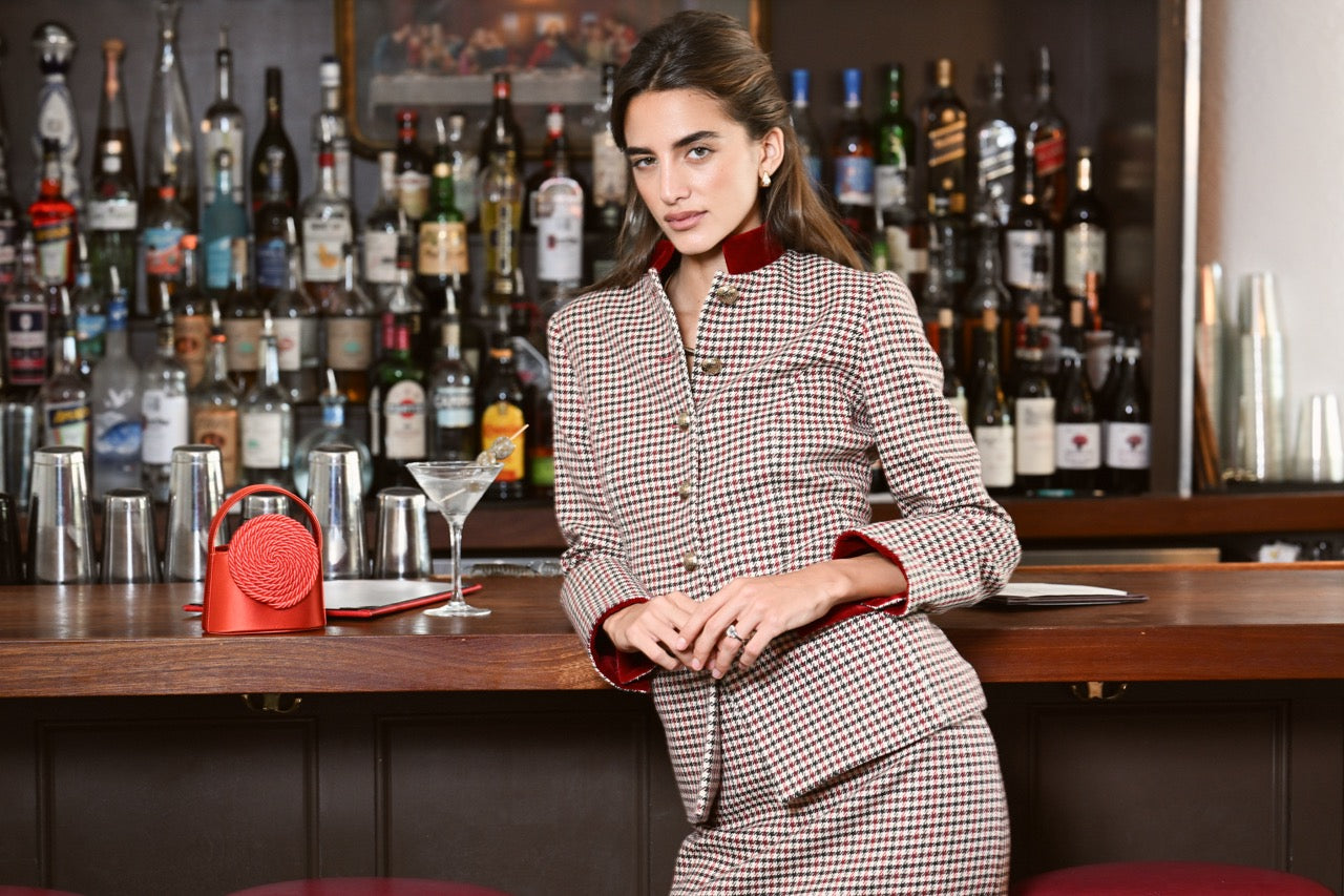 Camille Rosso in Plaid