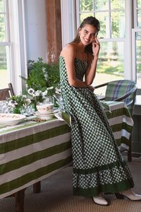 Checkmate Dress in Green