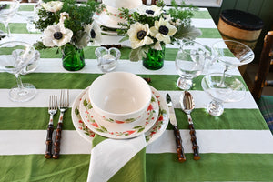 Panda Dark Bamboo Place Setting, Set of 5