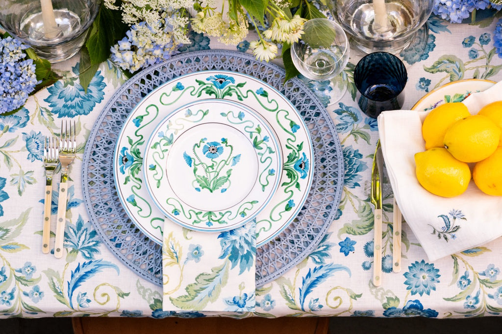 Papavero Dinner Plate in Light Blue