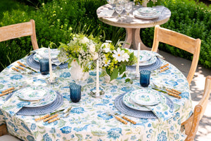 Papavero Dessert Plate in Light Blue