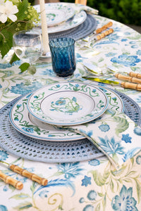 Papavero Dessert Plate in Light Blue