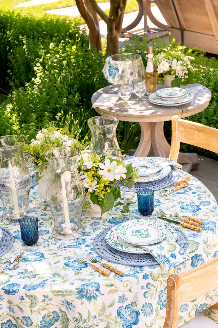 Papavero Dinner Plate in Light Blue