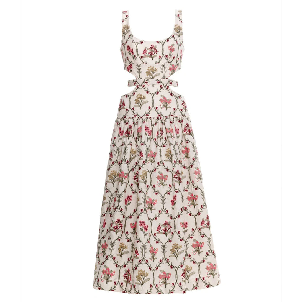 Totumo Midi Dress in Orquidea