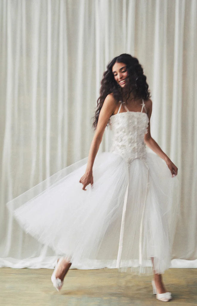 Odette Skirt in Ivory Tulle