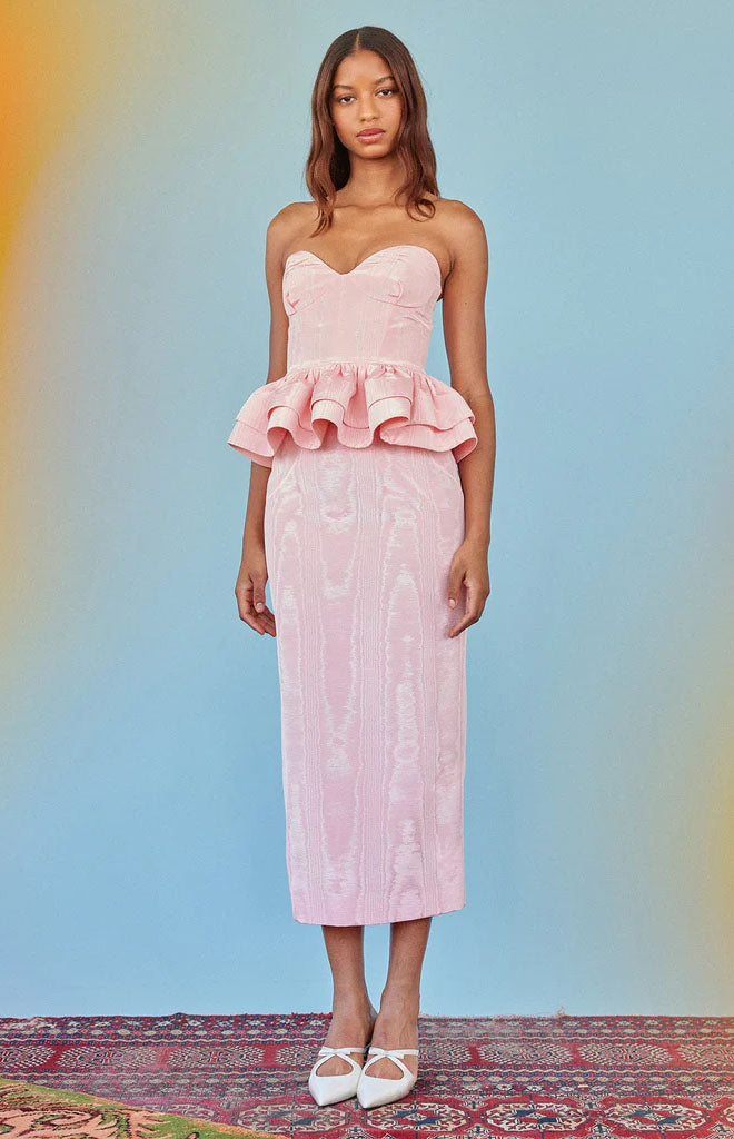 Effie Pencil Skirt in Opal Moire