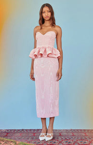Effie Pencil Skirt in Opal Moire