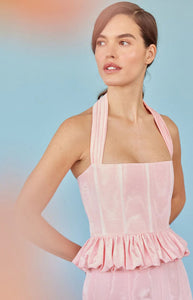 Rhea Corset Top in Opal Moire