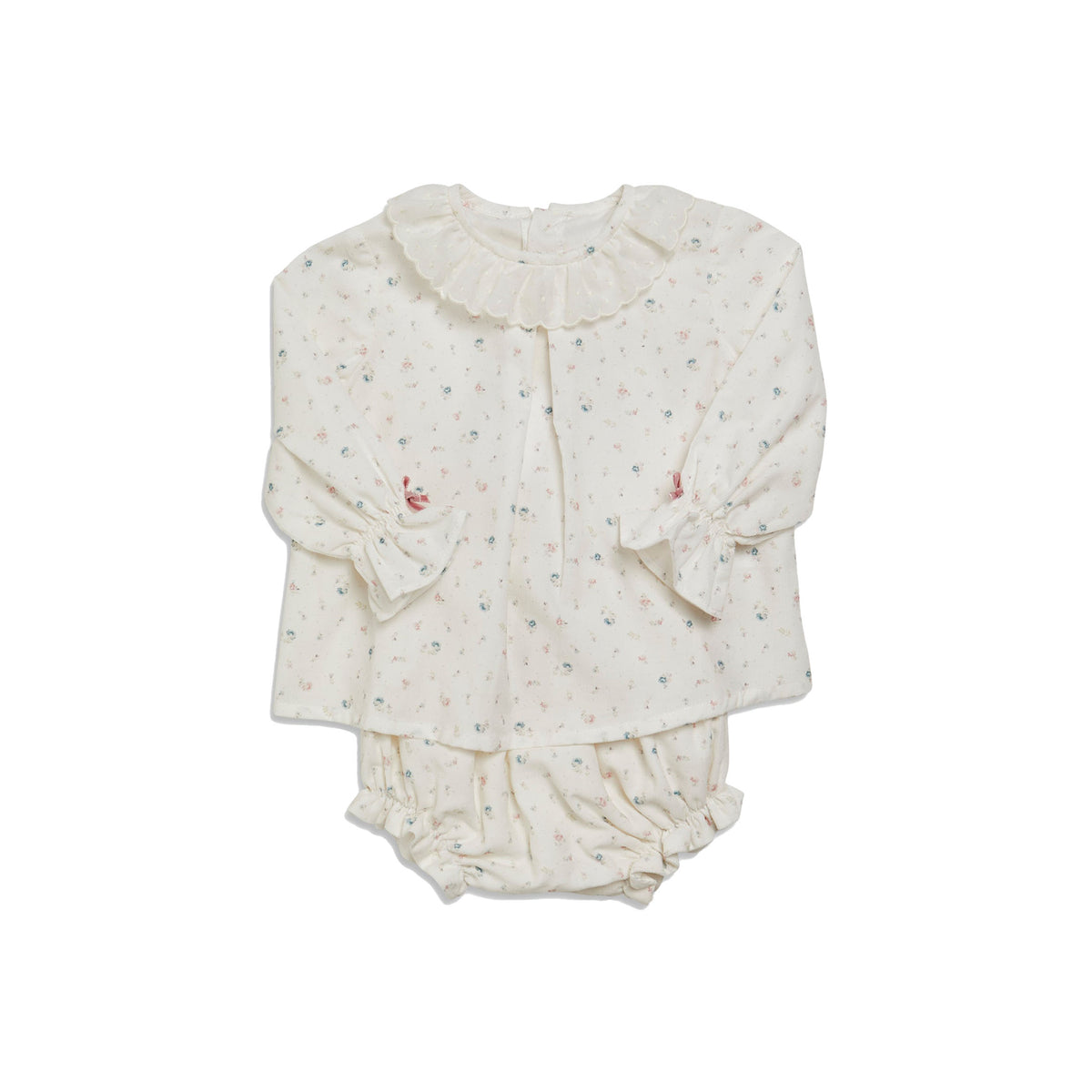 Elodie Set in Floral Print Corduroy
