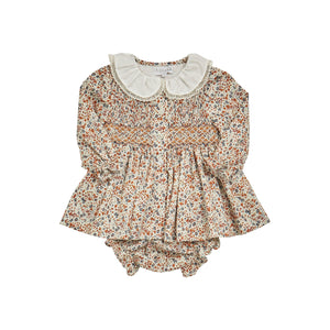 Jane Set in Brown/Blue Liberty