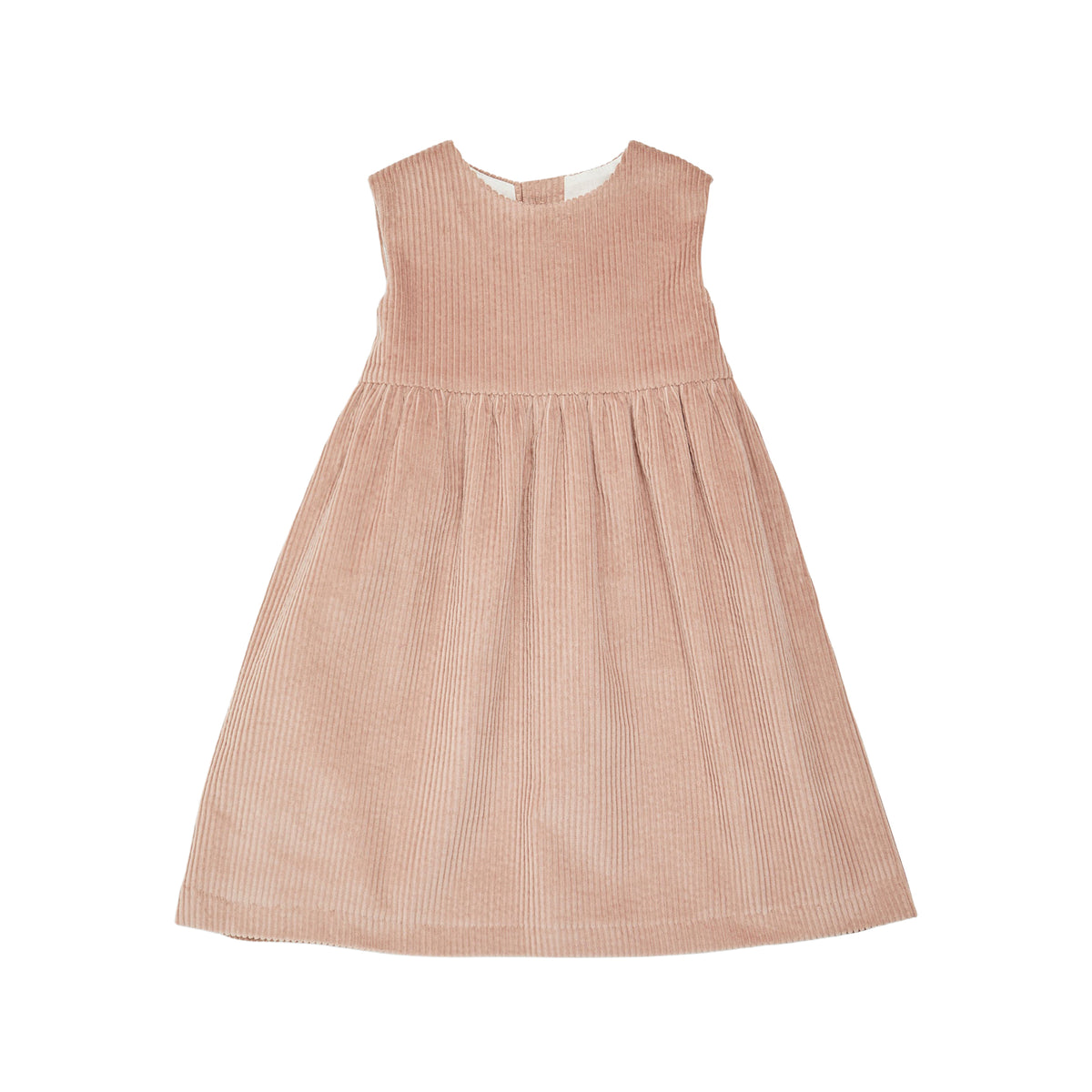 Pichi Dress in Dusty Pink Corduroy