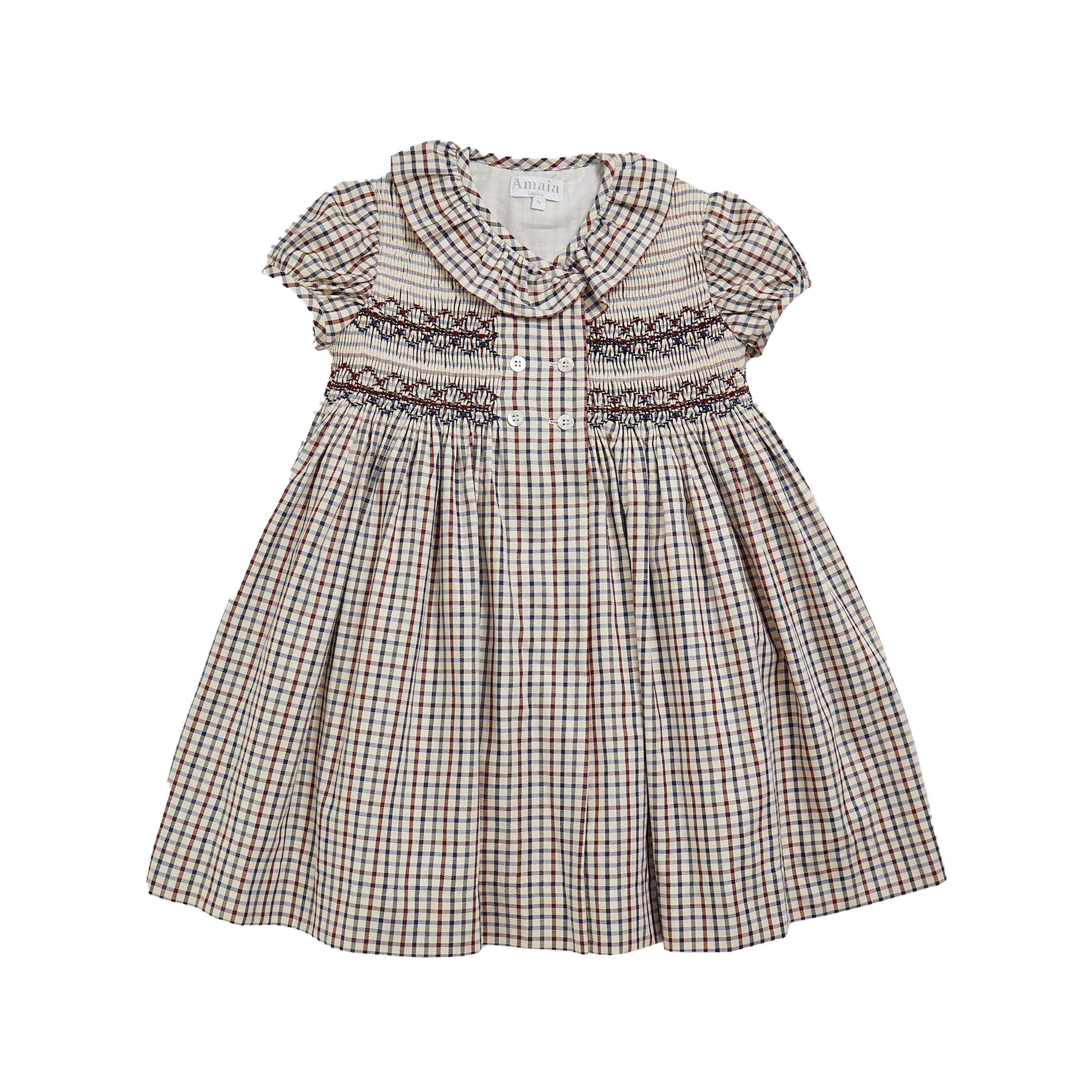 Gooseberry Dress in Multico Check