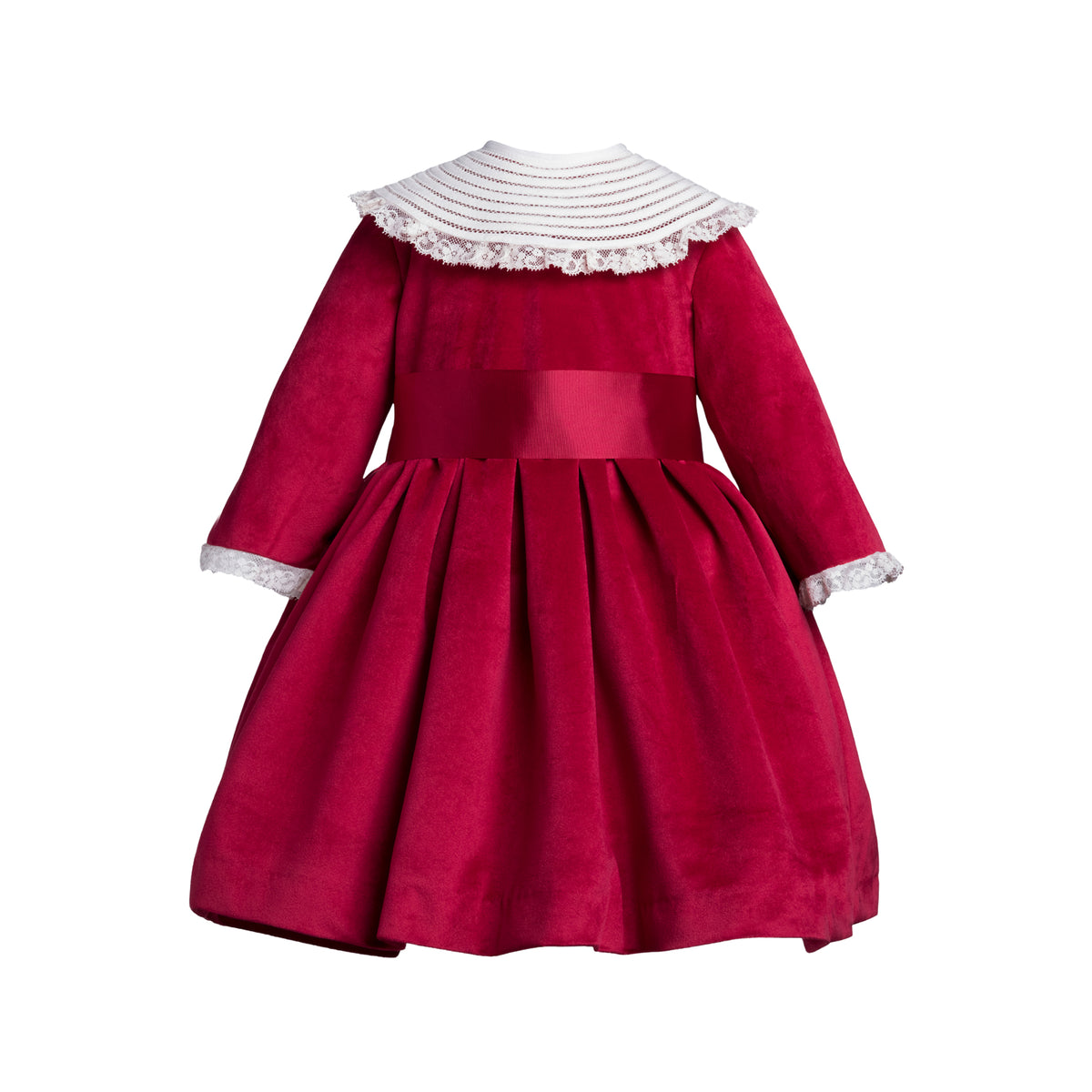 Victoria Dress in Red Velvet