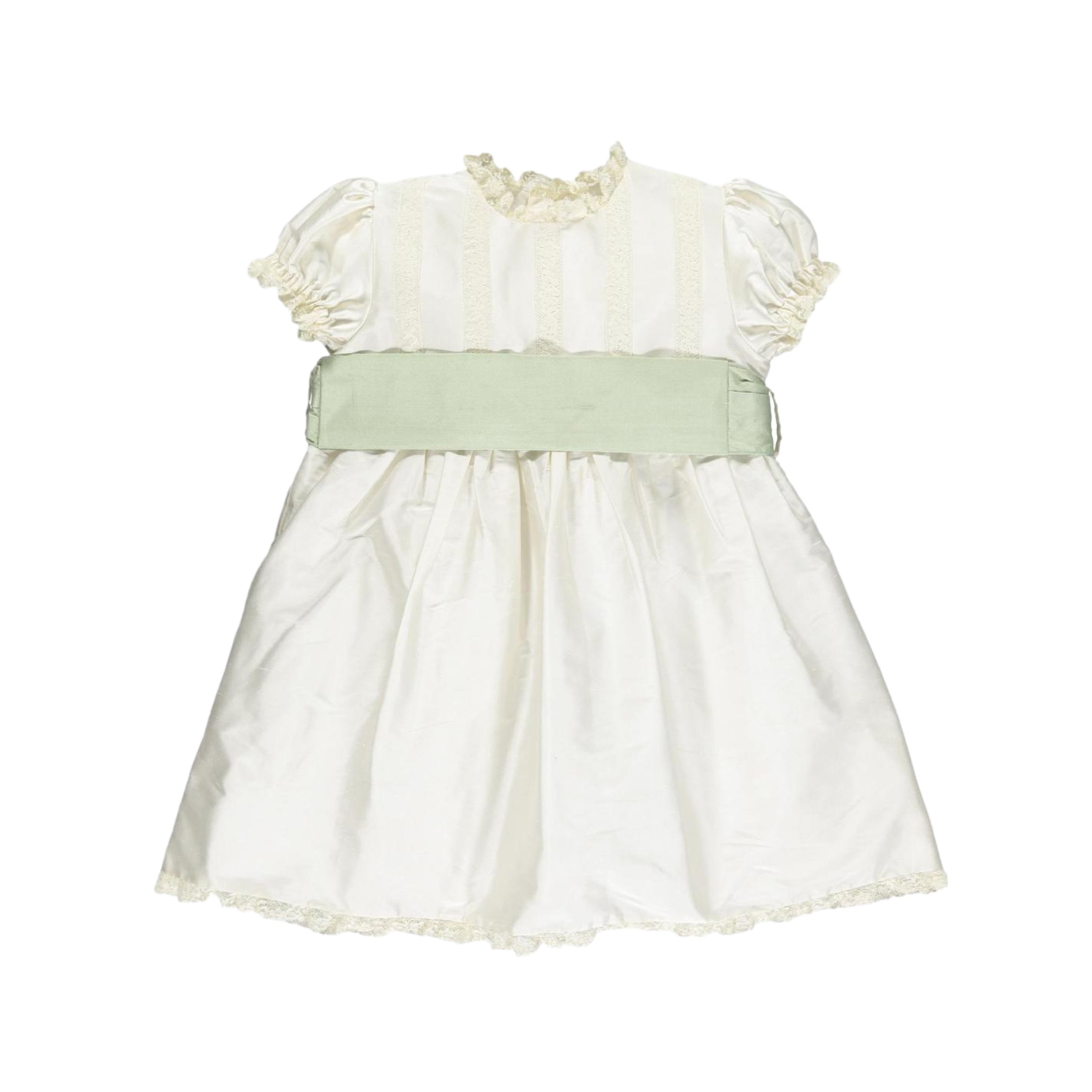 Sofia Dress in Silk Mint