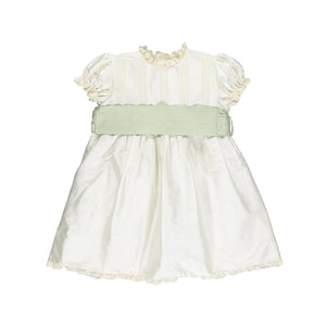 Sofia Dress in Silk Mint