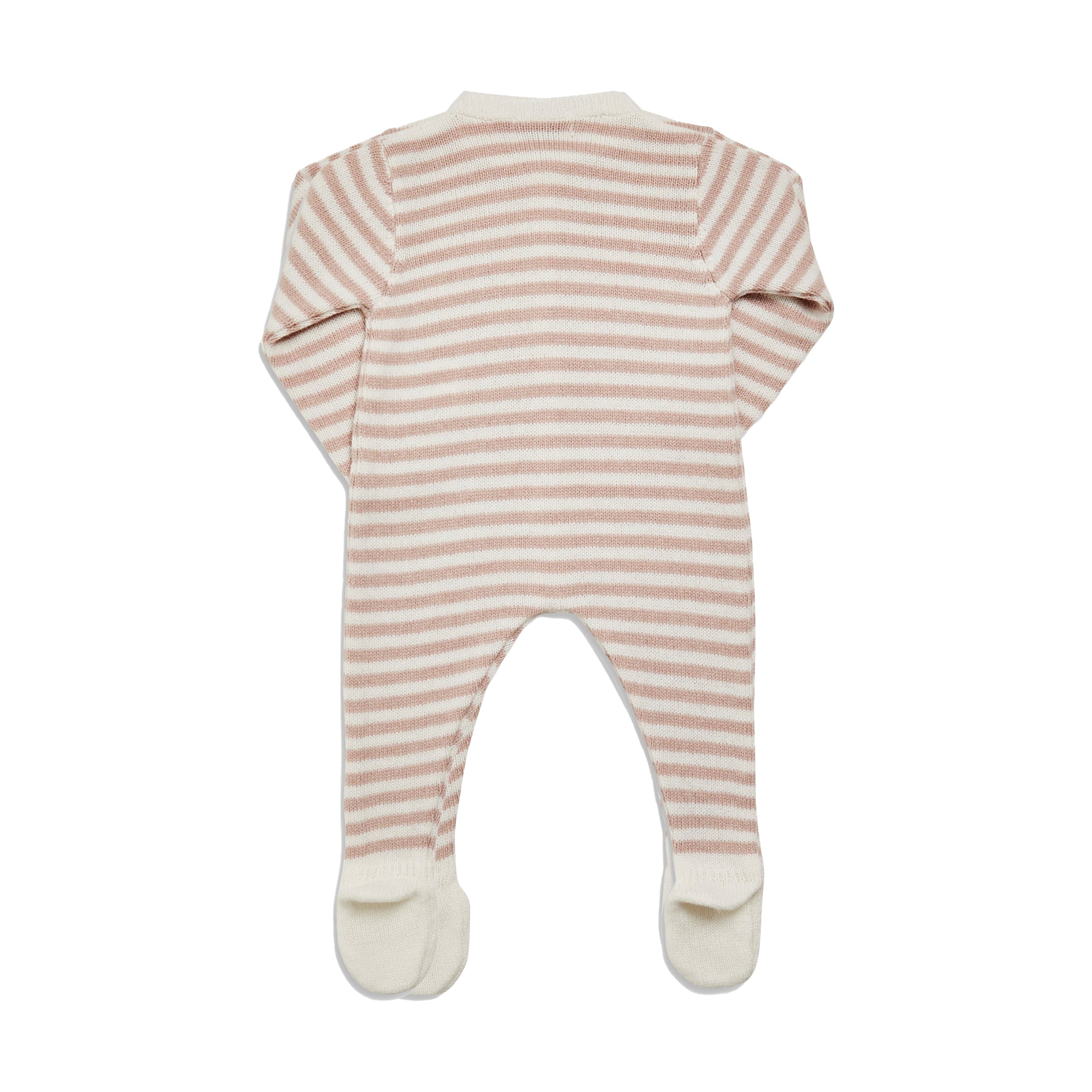 Dalton Romper in Dusty Pink Stripe