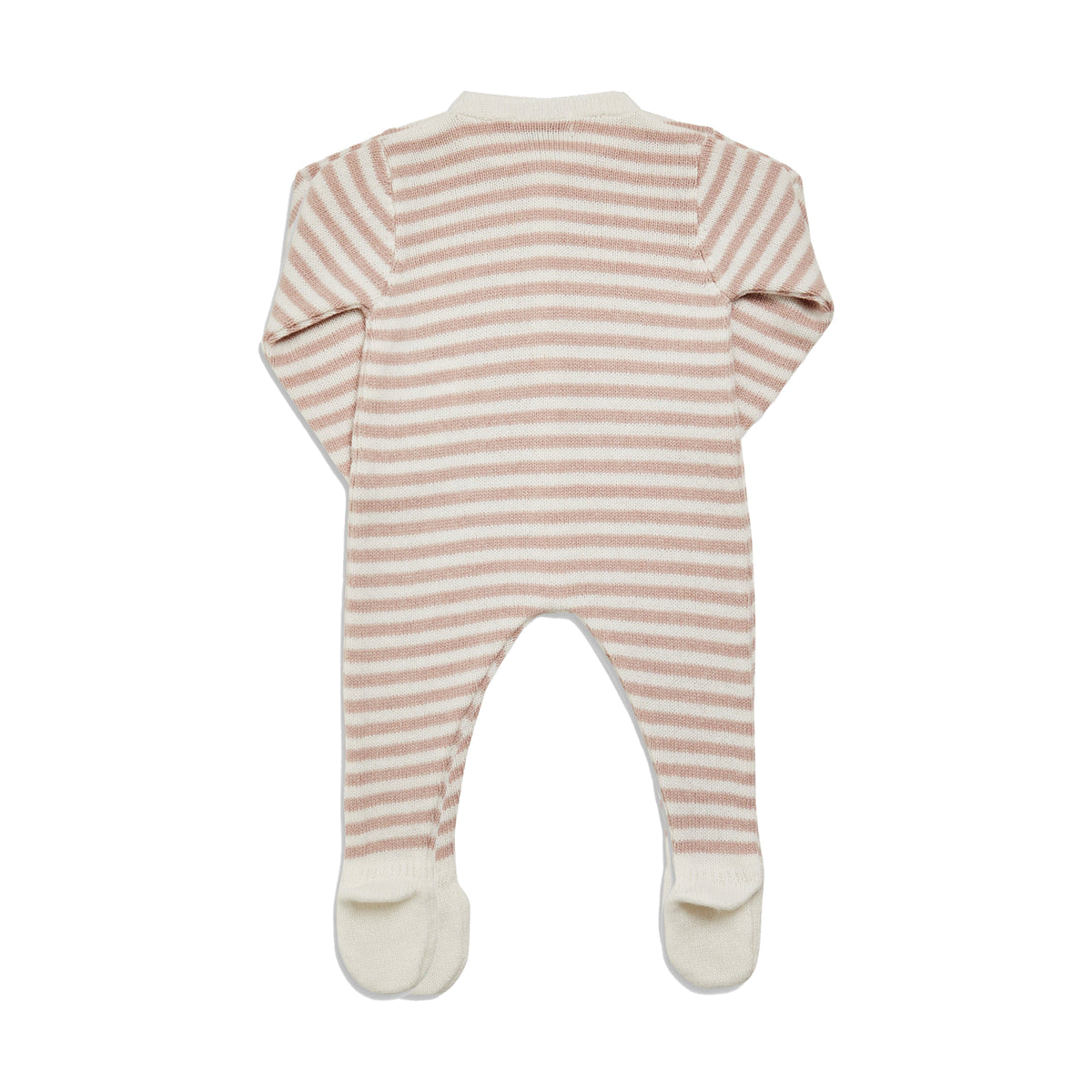 Dalton Romper in Dusty Pink Stripe