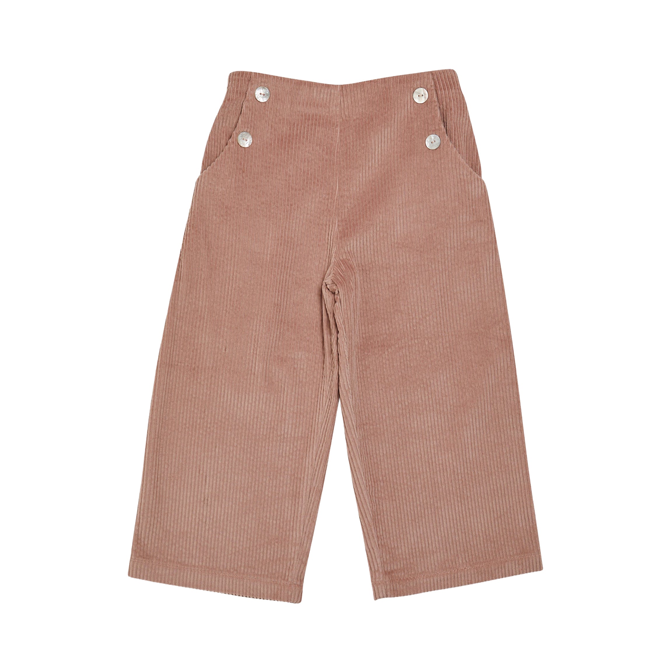Fleur Trousers in Dusty Pink Corduroy