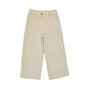 Cyrilla Trousers in Ivory Corduroy