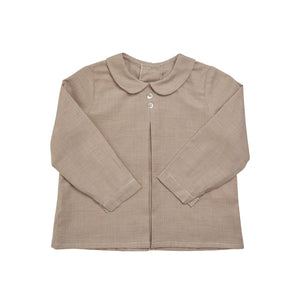 Darius Shirt in Beige Minicheck