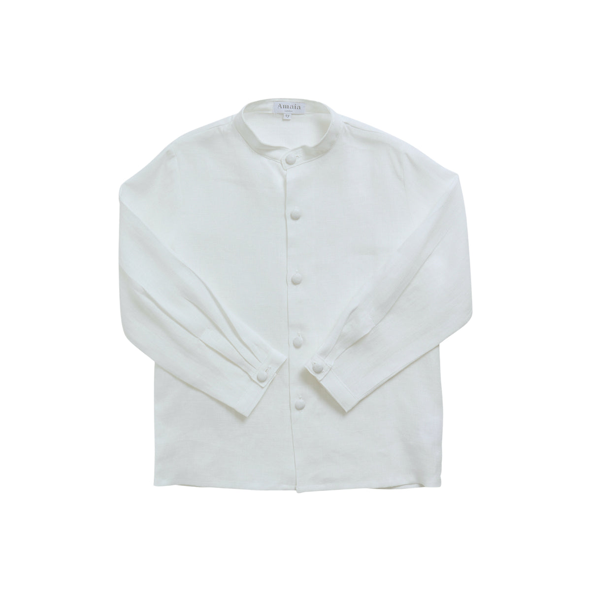 Philipe Linen Shirt in Off White