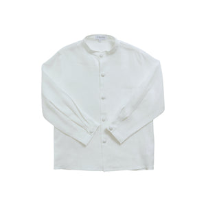 Philipe Linen Shirt in Off White