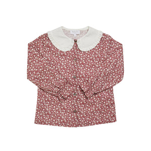 Gaya Blouse in Burgundy Floral