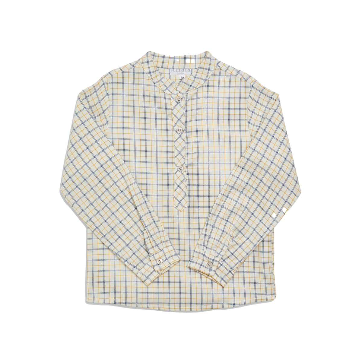 Pereprine Shirt in Blue/Yellow Check