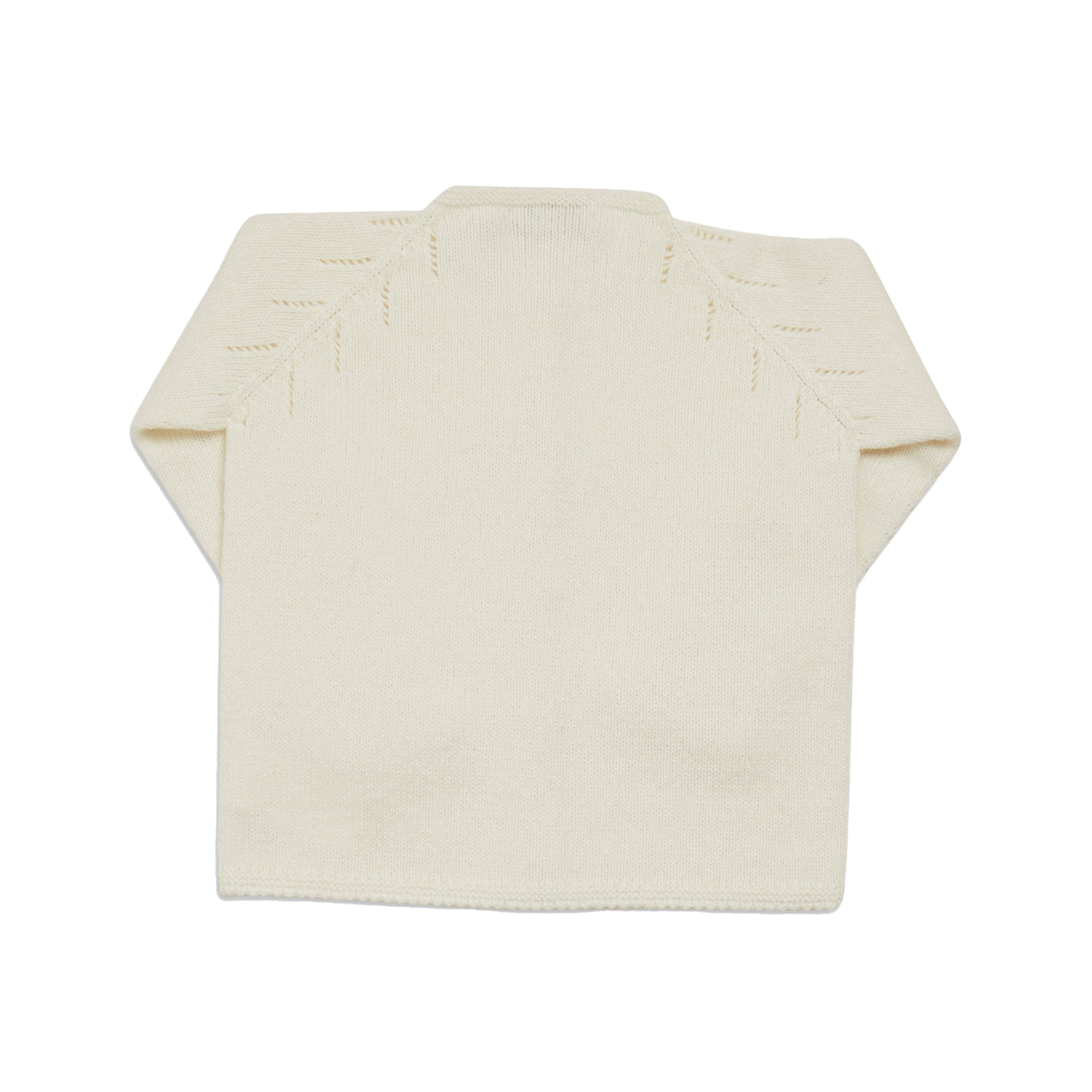 Puce Cardigan in Off White
