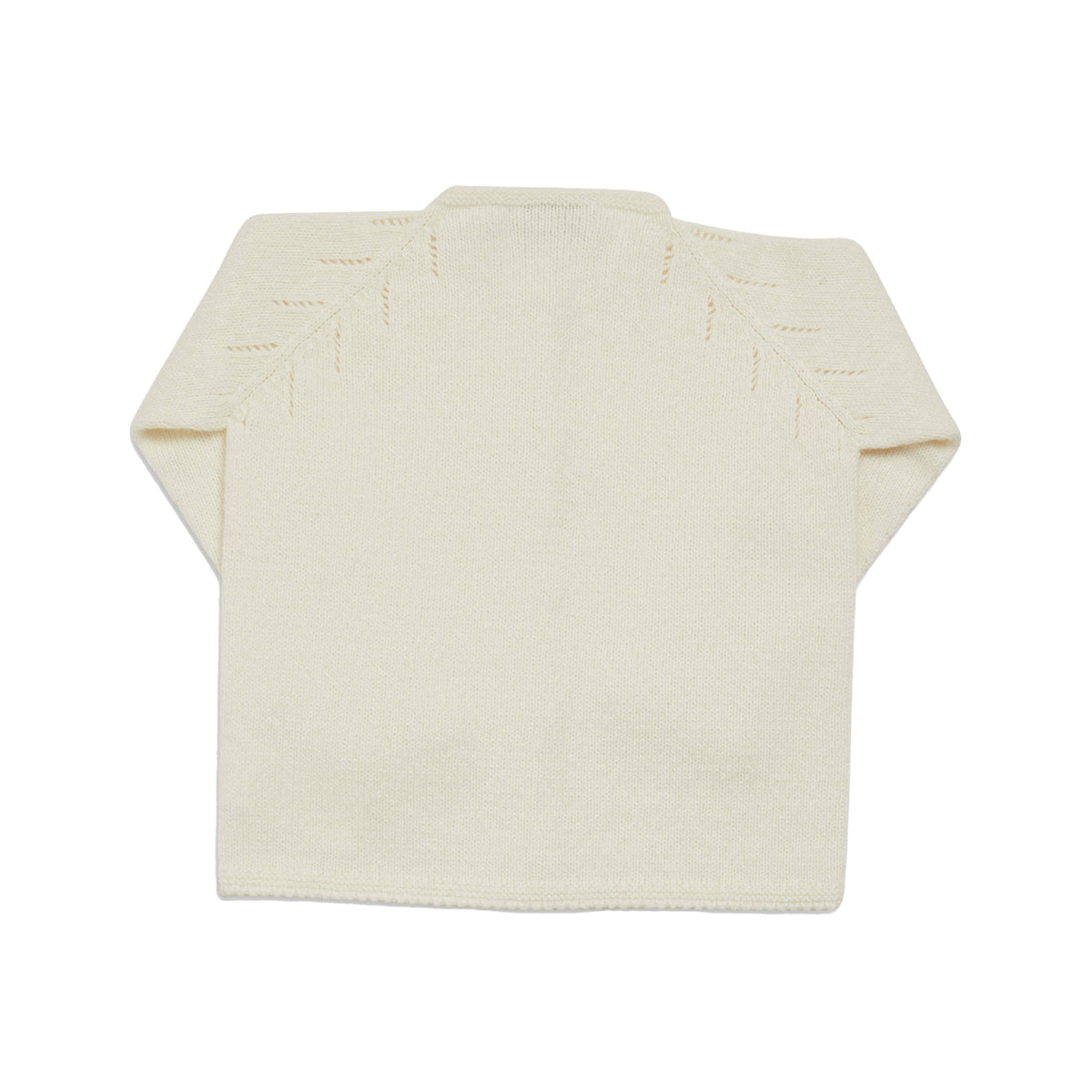 Puce Cardigan in Off White