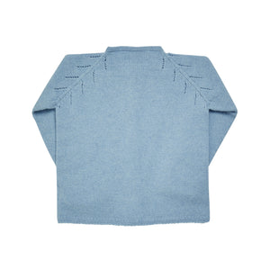 Puce Cardigan in Blue