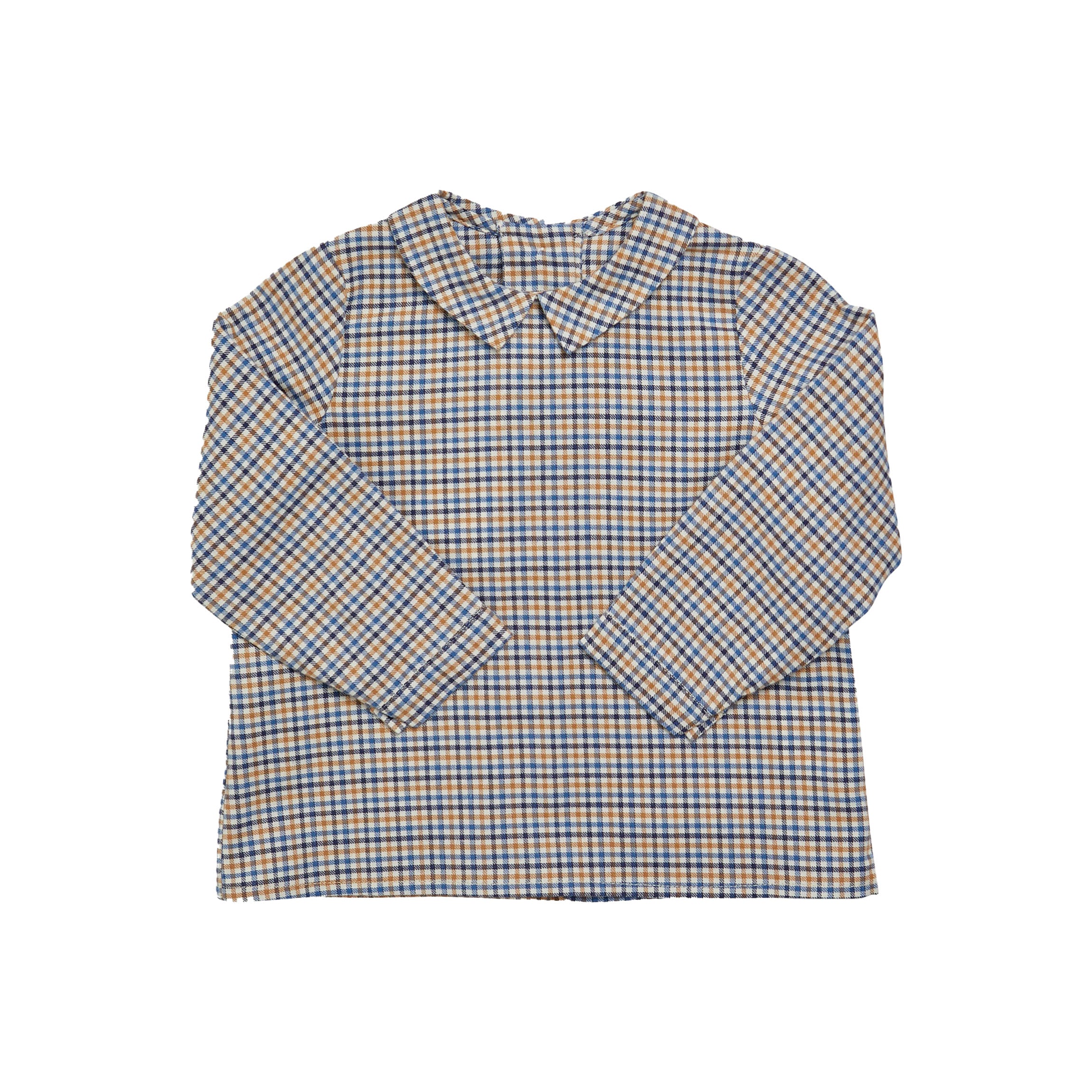 Mallard Shirt in Camel/Blue Check