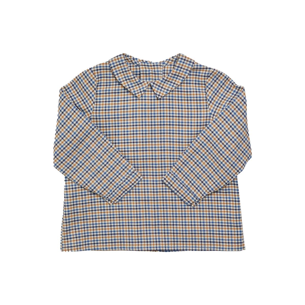 Mallard Shirt in Camel/Blue Check