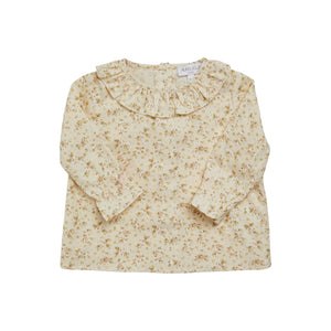 Amelia Blouse in Pink/Green Floral