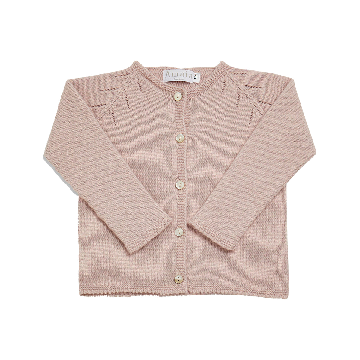Puce Cardigan in Pink