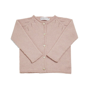 Puce Cardigan in Pink