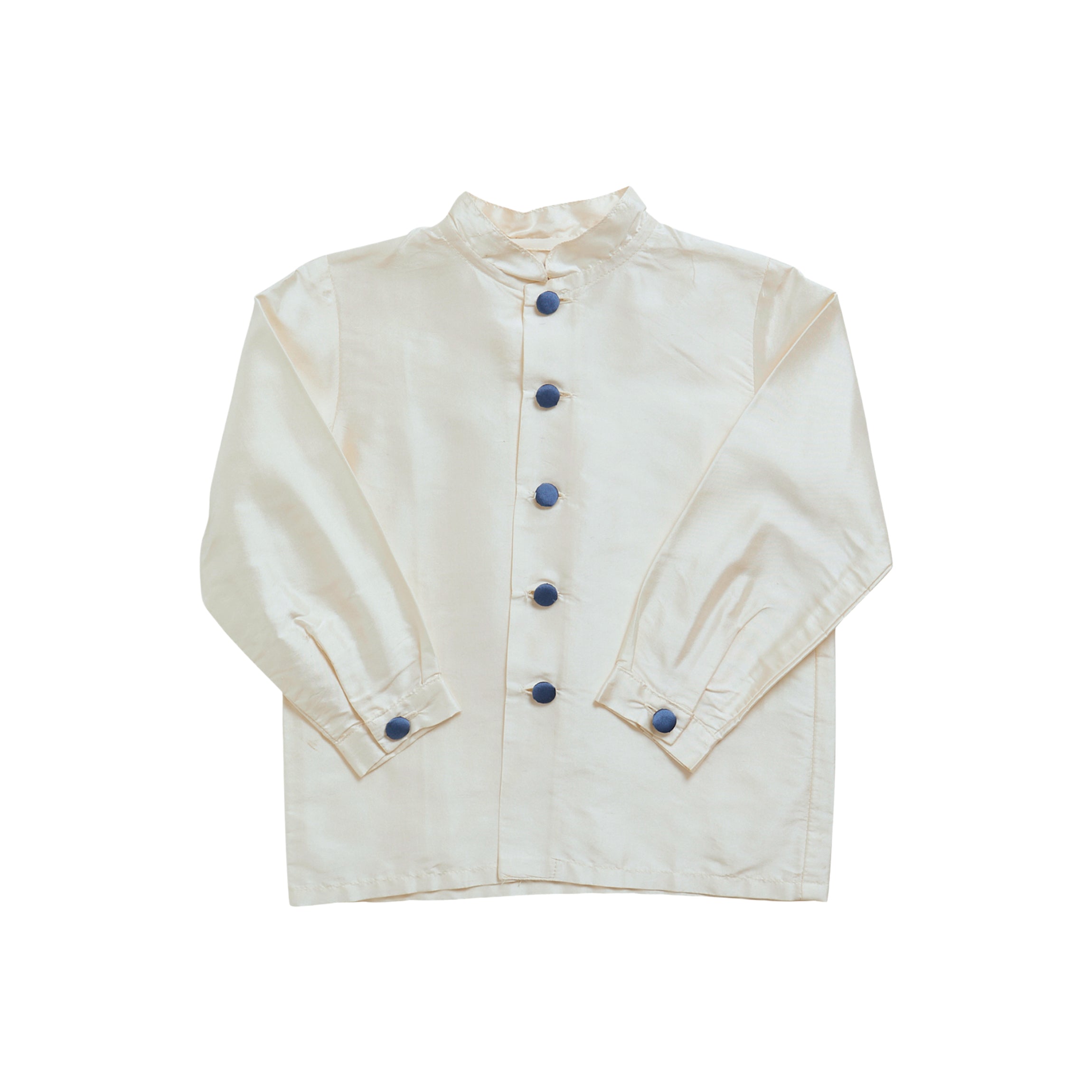 Philipe Shirt Silk Blue