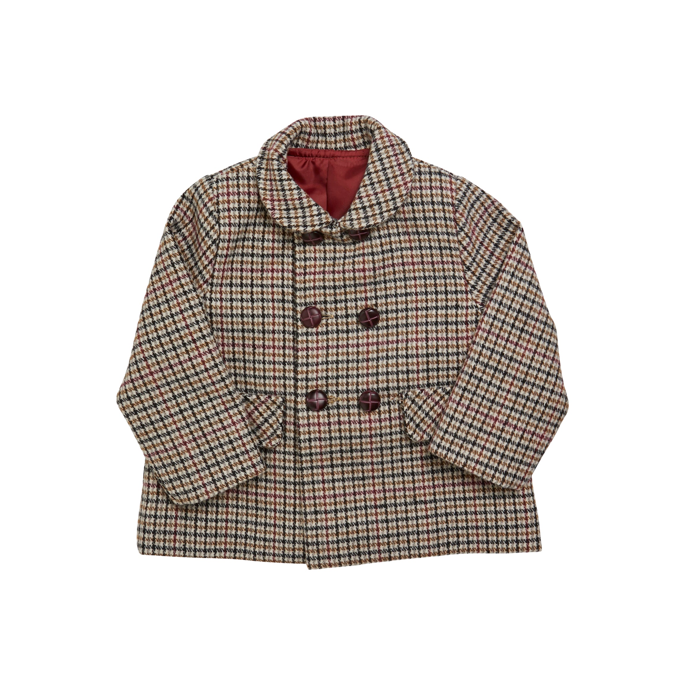 Sherlock Double Breasted Jacket in Checked Tweed