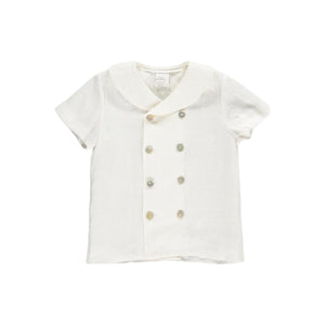 Harry Linen Shirt in White