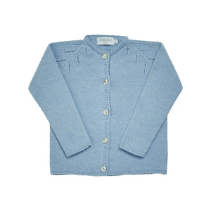 Puce Cardigan in Blue