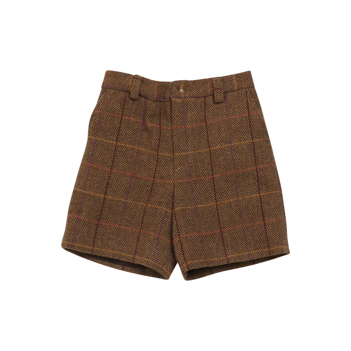 Gull Short in Brown Tweed