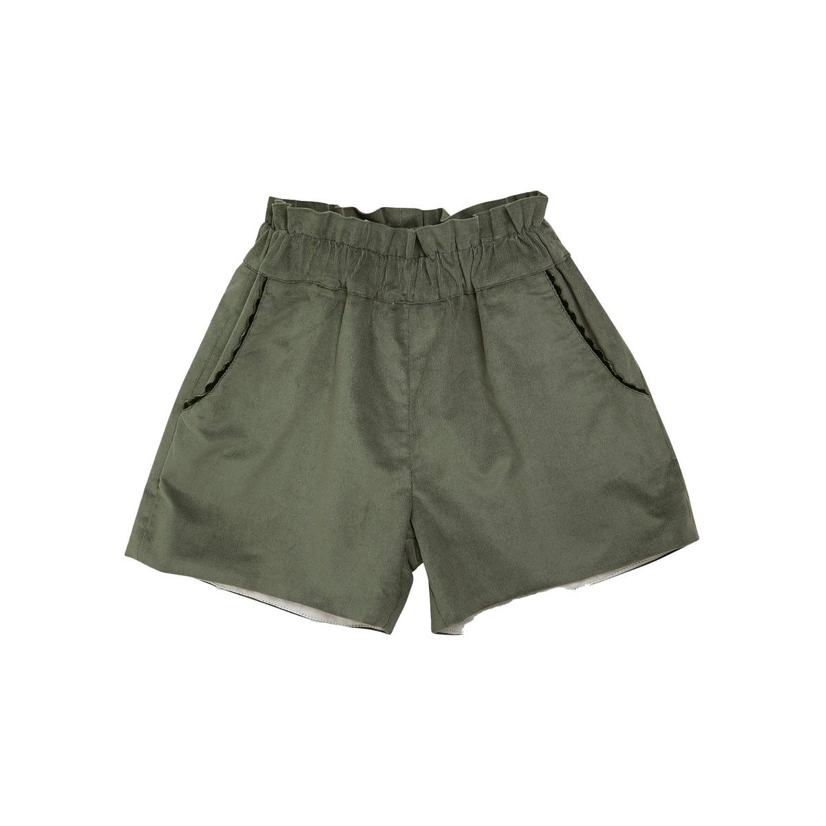 Freesia Short in Khaki Babycord