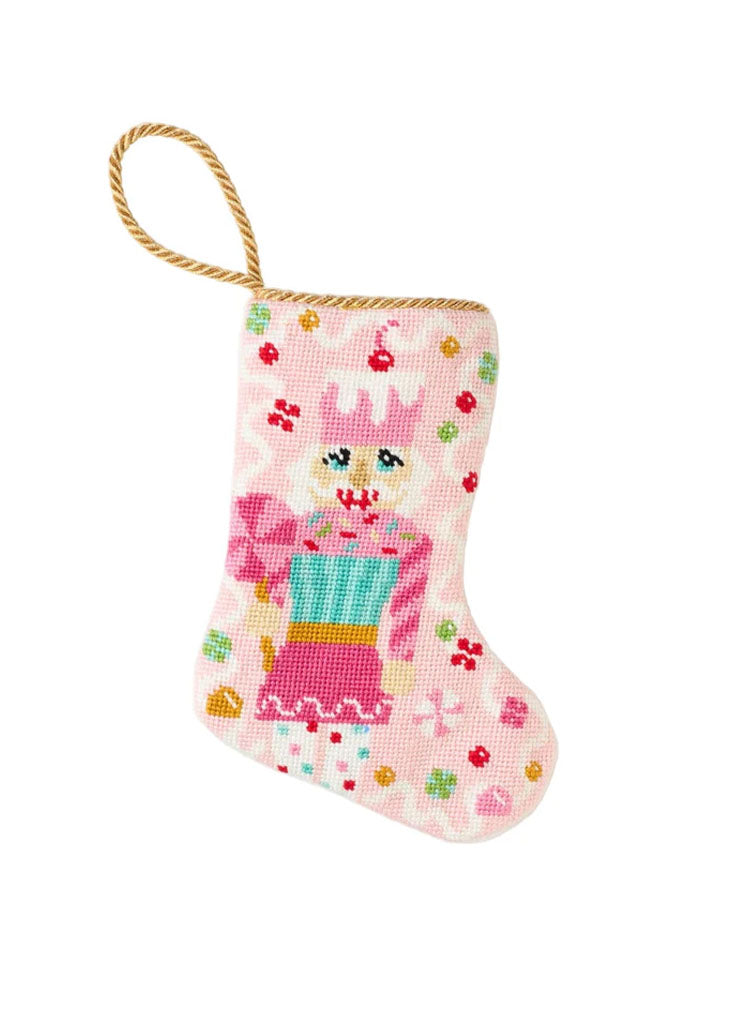 Sugary Sweet Nutcracker Stocking in Pink