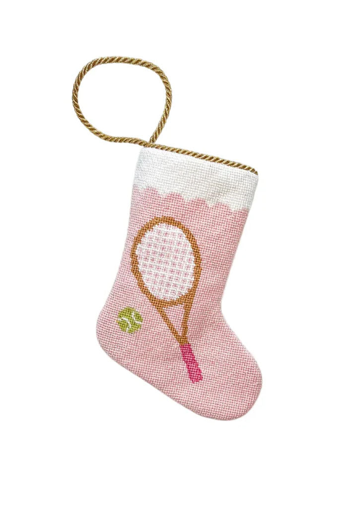 Grand Slam Tennis Racquets Stocking in Pink