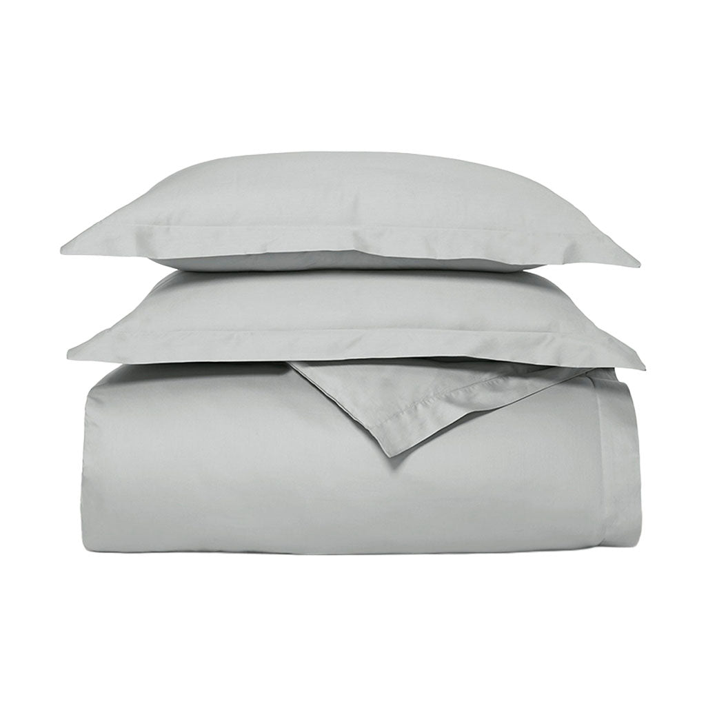 Signature Hemmed Duvet Set in Shore