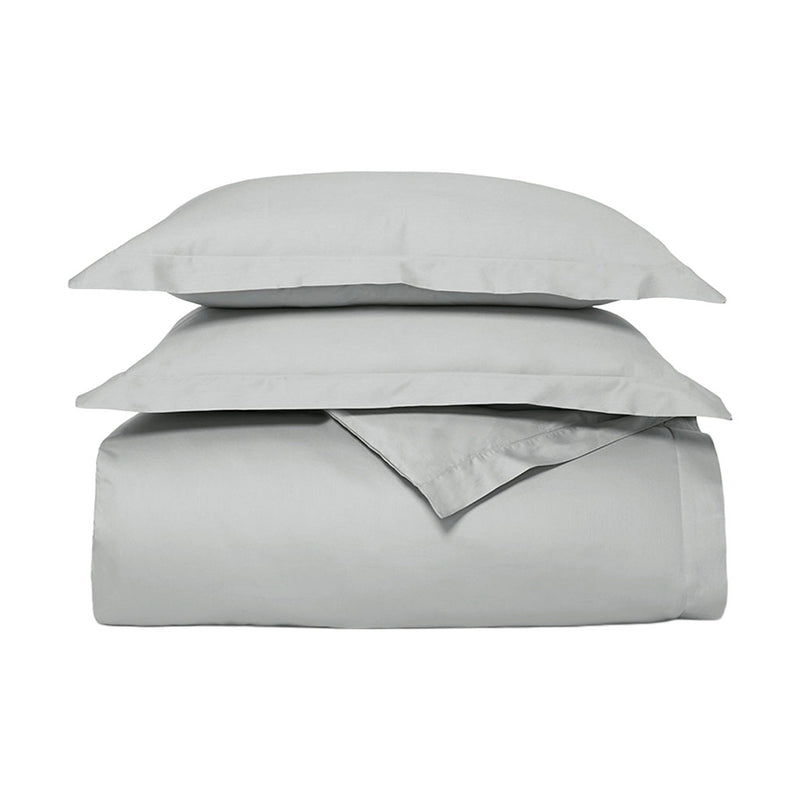 Signature Hemmed Duvet Set in Shore