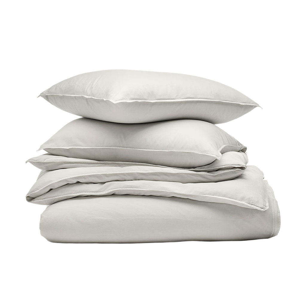Signature Vintage Washed Duvet Set in Vintage Mist