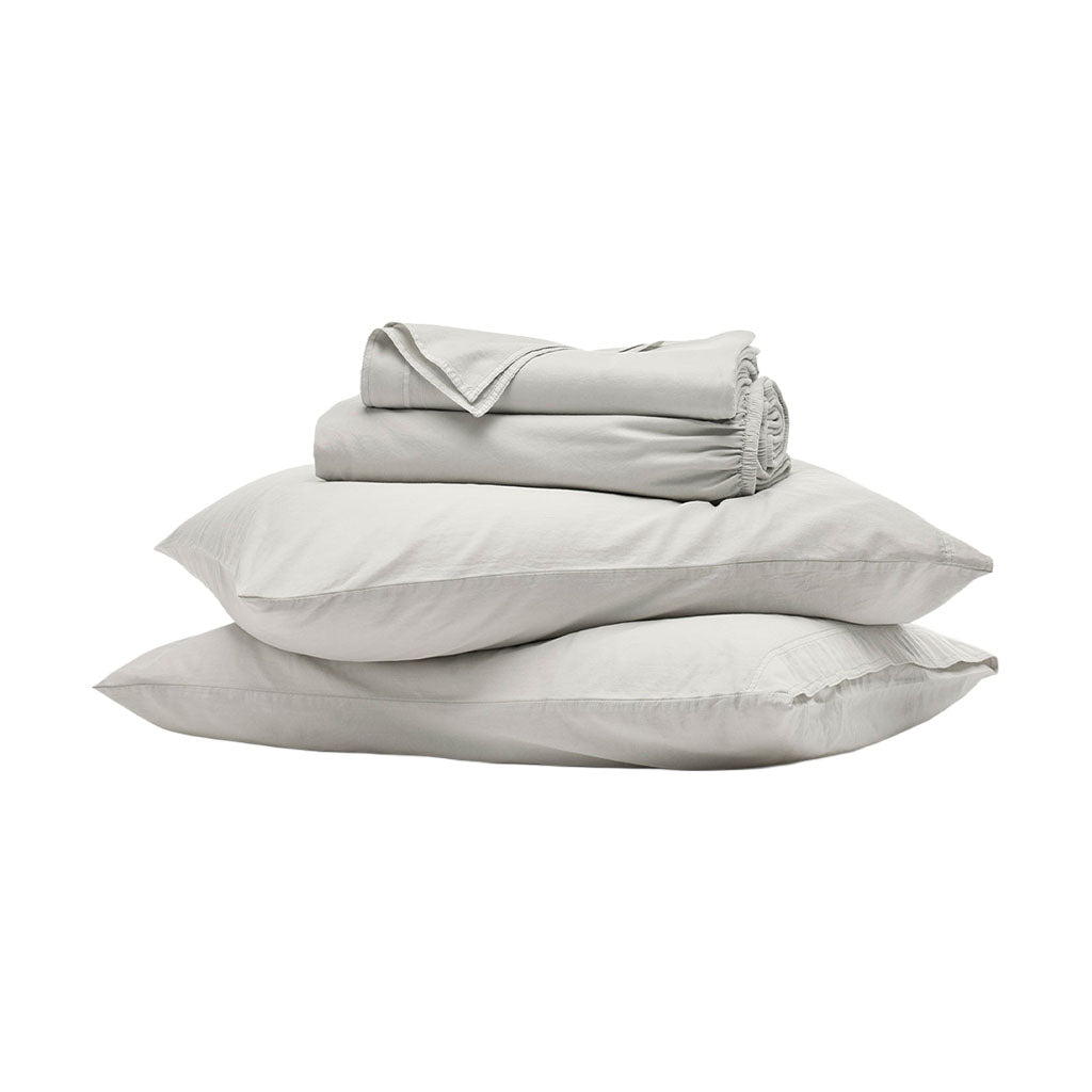 Signature Vintage Washed Organic Cotton Sheet Set - Thumbnail 3