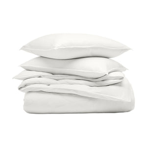 Signature Vintage Washed Duvet Set in Vintage White