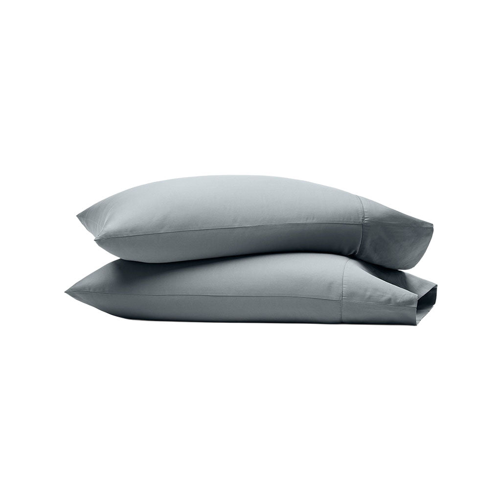 Signature Hemmed Pillowcase Set in Bluestone